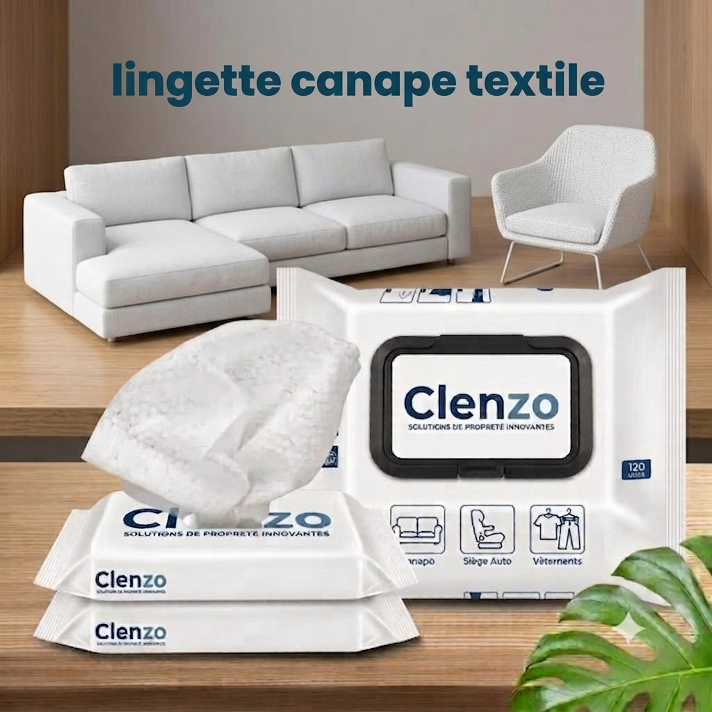 lingette nettoyante textile